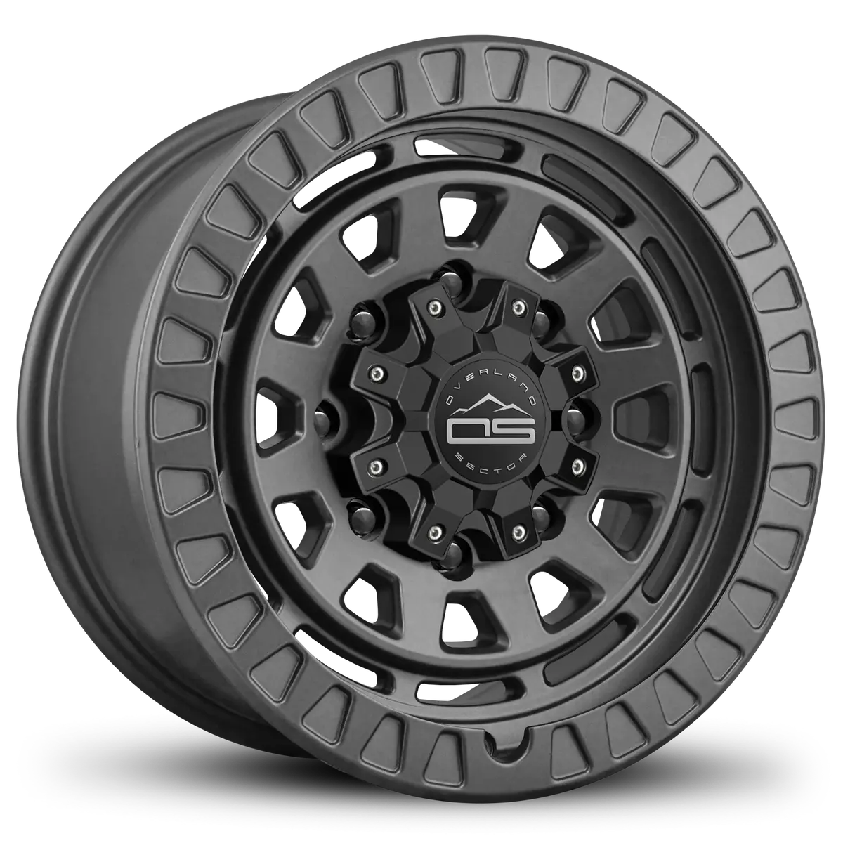 Overland Sector Venture 17X9 +0 8X165mm 121.2Mm Satin Grey 1