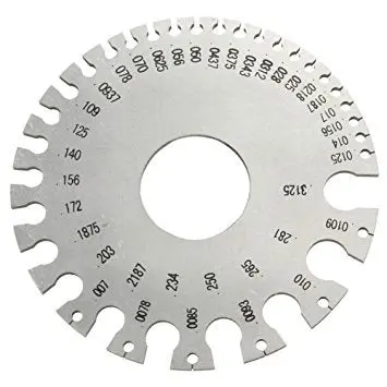 Wire Gauge Measuring Tool Standard Swg 1-36 Round 2