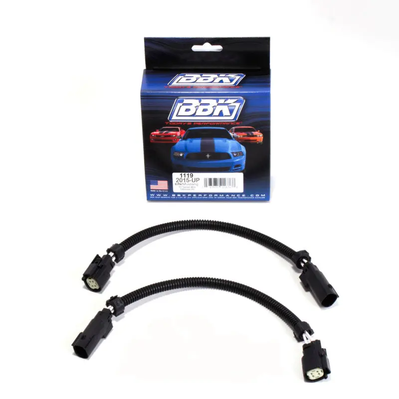 Bbk O2 Sensor Wire Harness Extensions For 2015 Mustang Gt/V6 – 6-Pin Front Pair (12" Length) 1