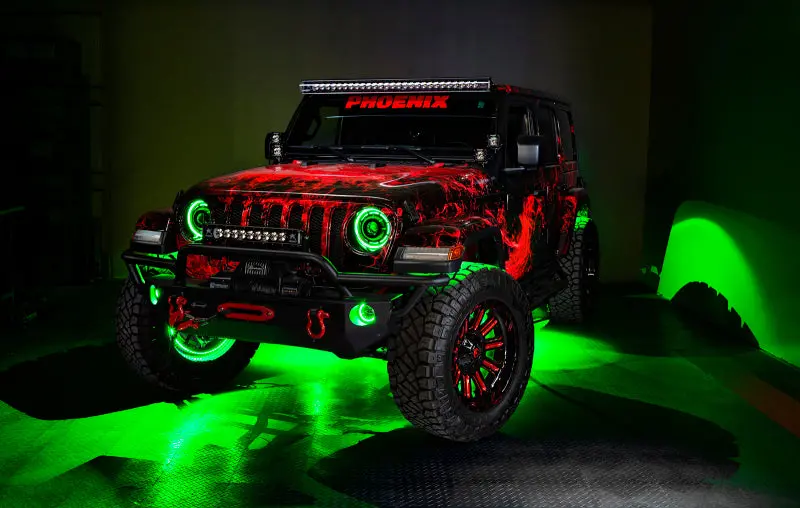 Oracle Colorshift Dynamic Led Fog Lights For Jeep Wrangler Jk/Jl/Jt – High-Output W Series 2