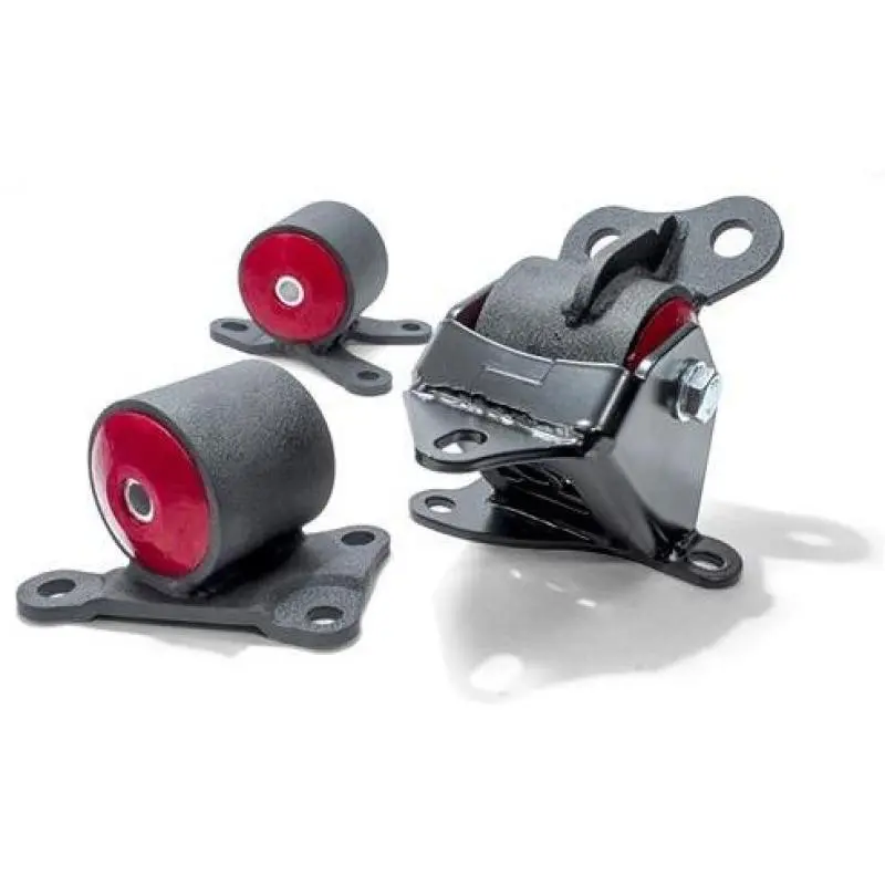 Innovative Motor Mounts For 1996–2000 Honda Civic B/D Series – Black Steel, 95A Durometer Bushings, 2-Bolt Design 1