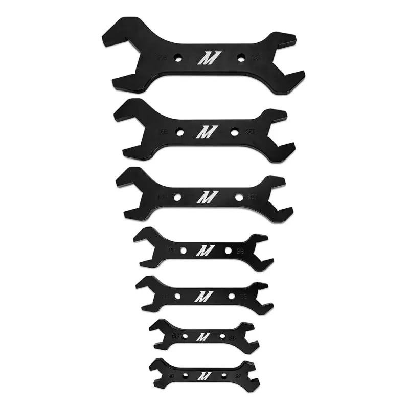Mishimoto 7-Piece An Wrench Set – Black Anodized 1