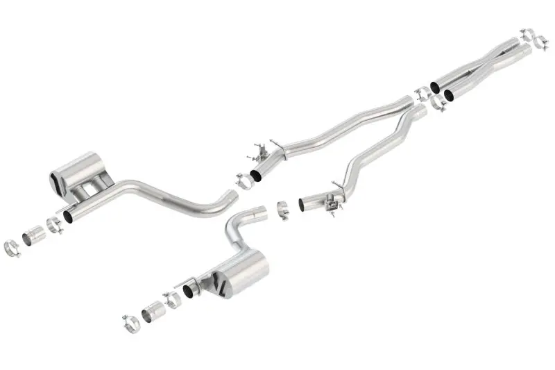 Borla Atak Exhaust System With Valve Simulator For 2015–2016 Dodge Challenger Hellcat (6.2L V8, Automatic) 1
