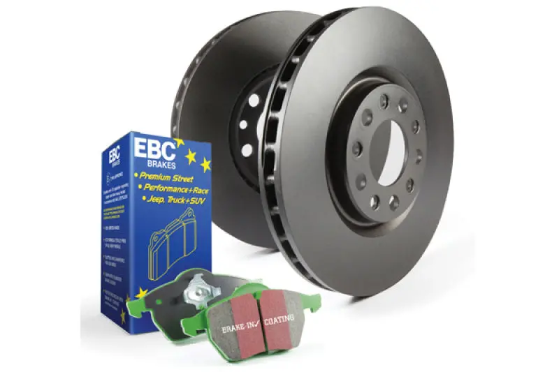 Ebc Greenstuff Brake Pad & Rk Rotor Kit – Premium Street Performance Package 1