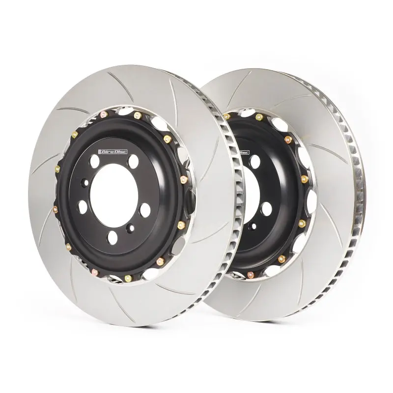 Girodisc Slotted Rear Brake Rotors – 368Mm, Compatible With 2014–2020 Bmw M2/M3/M4 (F8X, Blue Calipers) 1