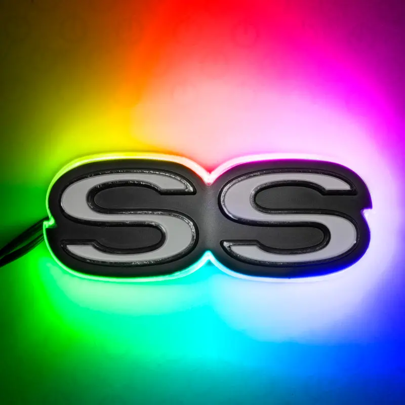 Oracle Colorshift Illuminated Chevrolet Camaro Ss Emblem – Led Light-Up Badge With Warranty 1