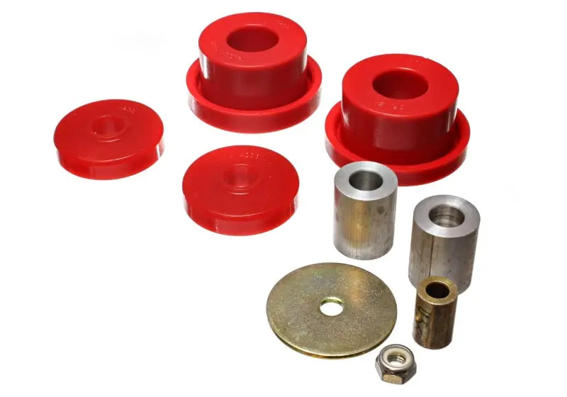 Energy Suspension Red Rear Differential Mount Bushing Kit – Fits 2008–2010 Chrysler Challenger & Charger Rwd 1