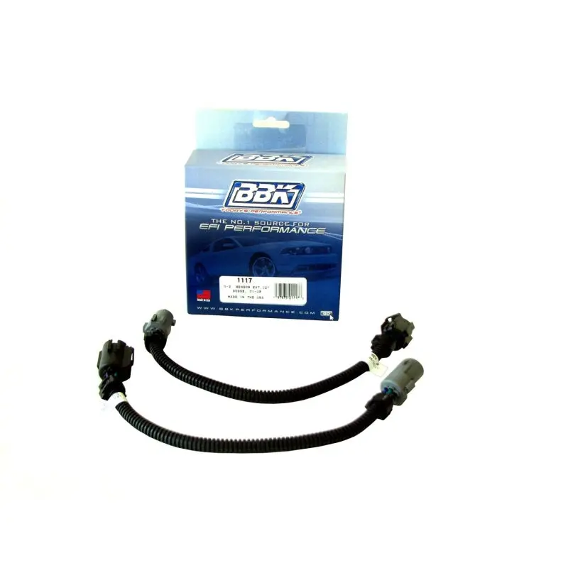 Bbk 96-04 Dodge 4 Pin Round Style O2 Sensor Wire Harness Extensions 12 (Pair) 1
