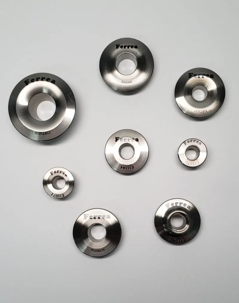 Ferrea Titanium Valve Retainers For Nissan Tb48De – 6-Degree Pro Cnc Machined, Single Spring Setup 1