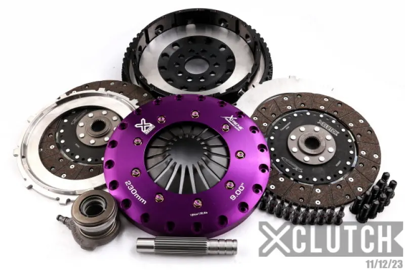 Xclutch Twin Solid Organic Clutch Kit For 2005–2007 Volvo S40 T5 (2.5L, 9-Inch) 1