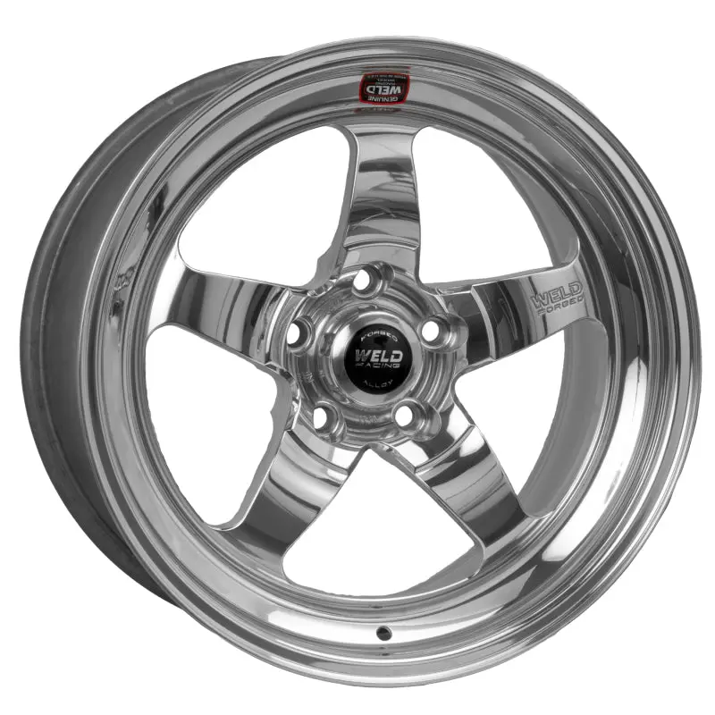 Weld S71 17X10.5 / 5X4.5 Bp / 7.8In. Bs Polished Wheel (Medium Pad) - Non-Beadlock 1