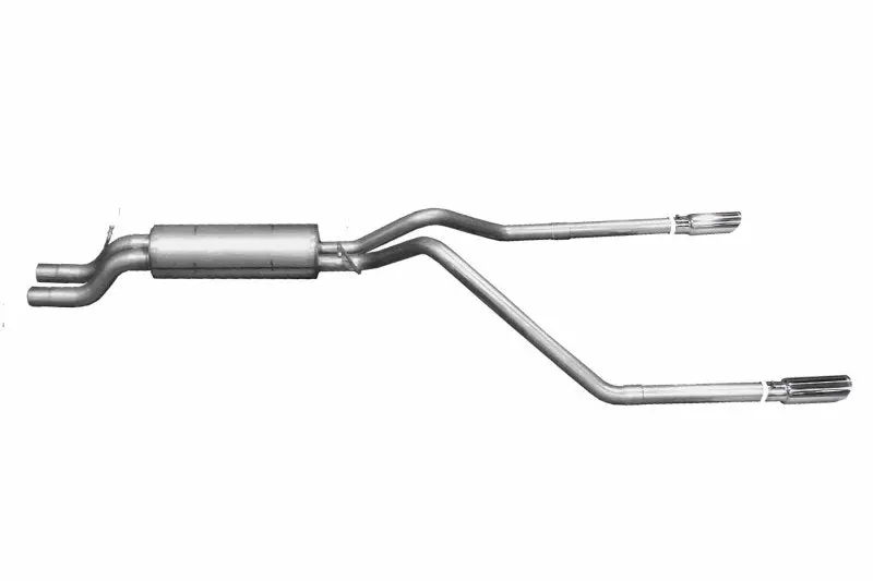 Gibson 01-05 Chevrolet Silverado 2500 Hd Base 6.0L 2.5In Cat-Back Dual Split Exhaust - Stainless 1