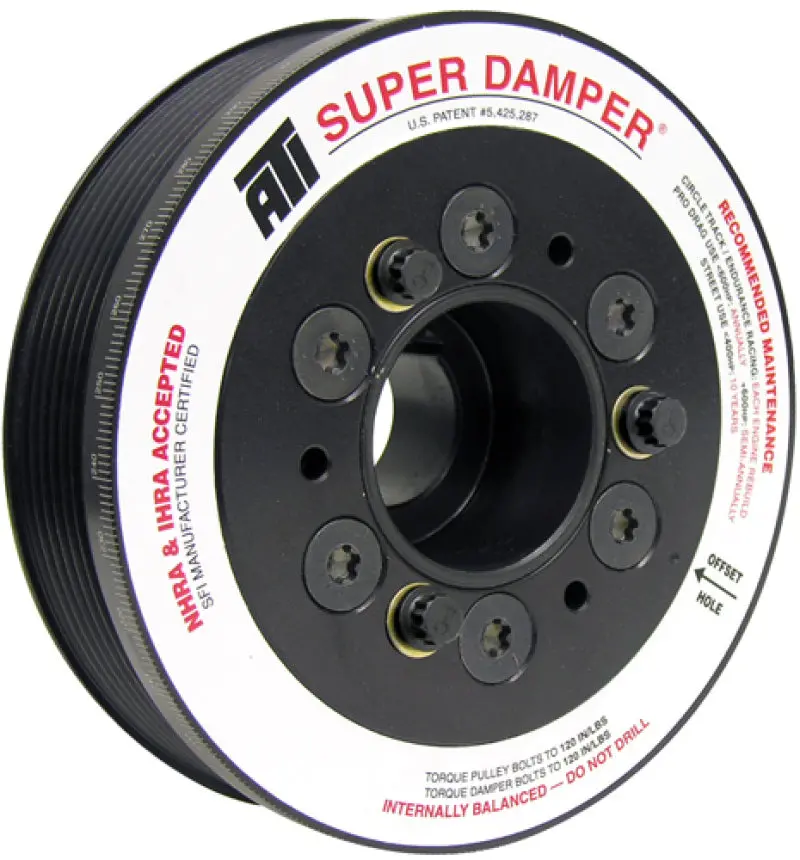 Ati Lightweight Aluminum Damper (5.67") For Mitsubishi Lancer Evolution X (2008+, 3% Underdrive) 1
