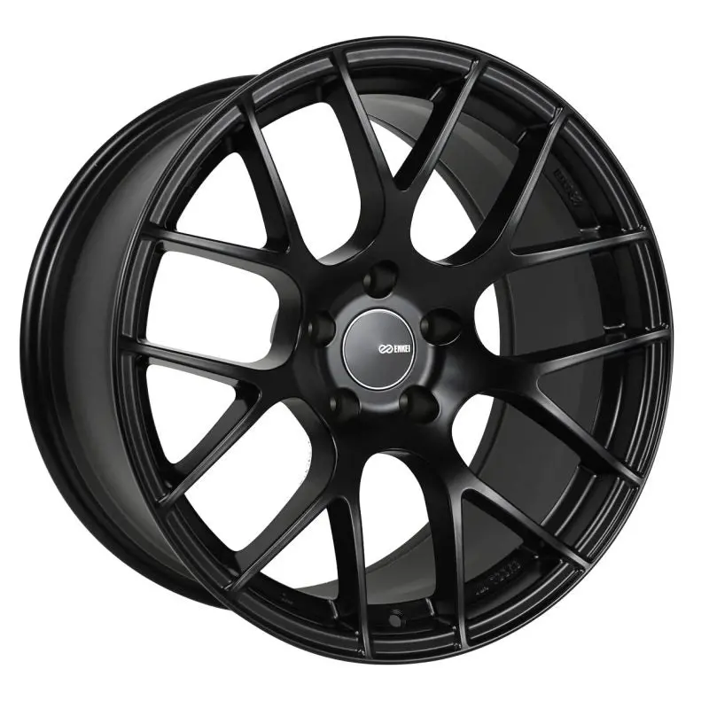 Enkei Raijin Forged Alloy Wheel – 19×8 Inches, 40Mm Offset, 5×114.3 Pcd, 72.6Mm Center Bore, Gloss Black 1