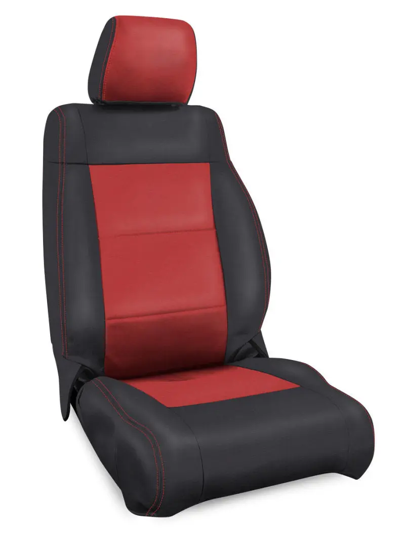 Prp Front Seat Covers For 2011–2012 Jeep Wrangler Jk (2-Door Or 4-Door) – Black/Red Pattern (Pair) 1