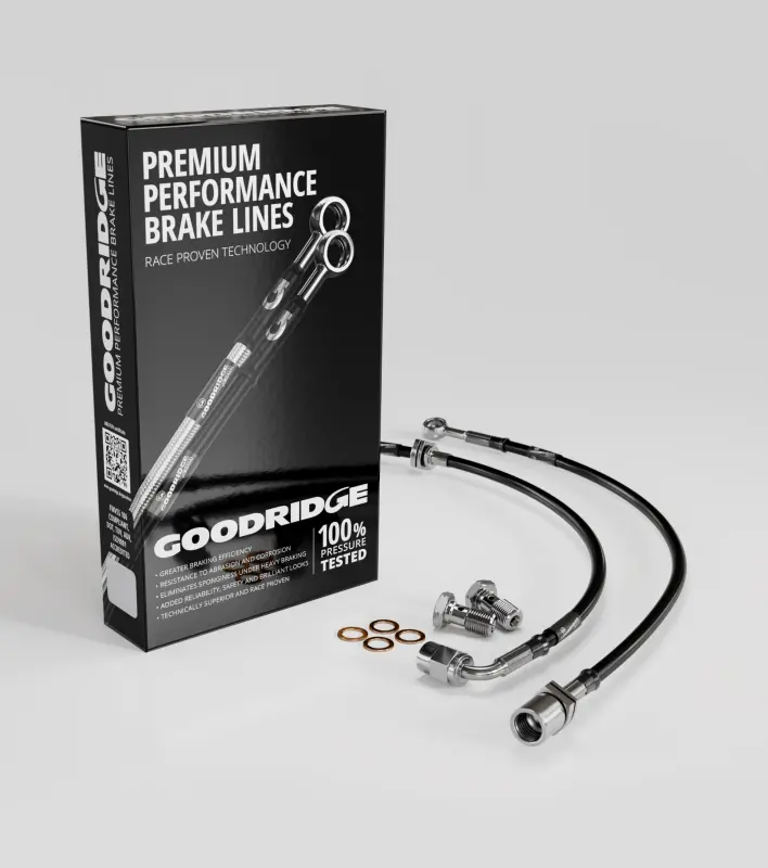 Goodridge Stainless Steel Front Brake Lines For 2003–2008 Nissan 350Z 1