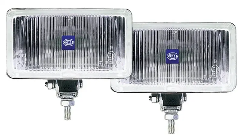 Hella 450 H3 12V Sae/Ece Fog Lamp Kit Clear - Rectangle (Includes 2 Lamps) 1