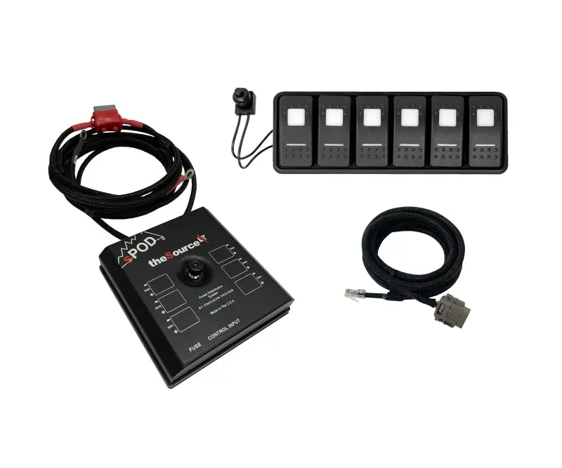 Spod Sourcelt Modular Power Distribution System With Amber Led Indicator – Includes 36-Inch Battery Cables 1
