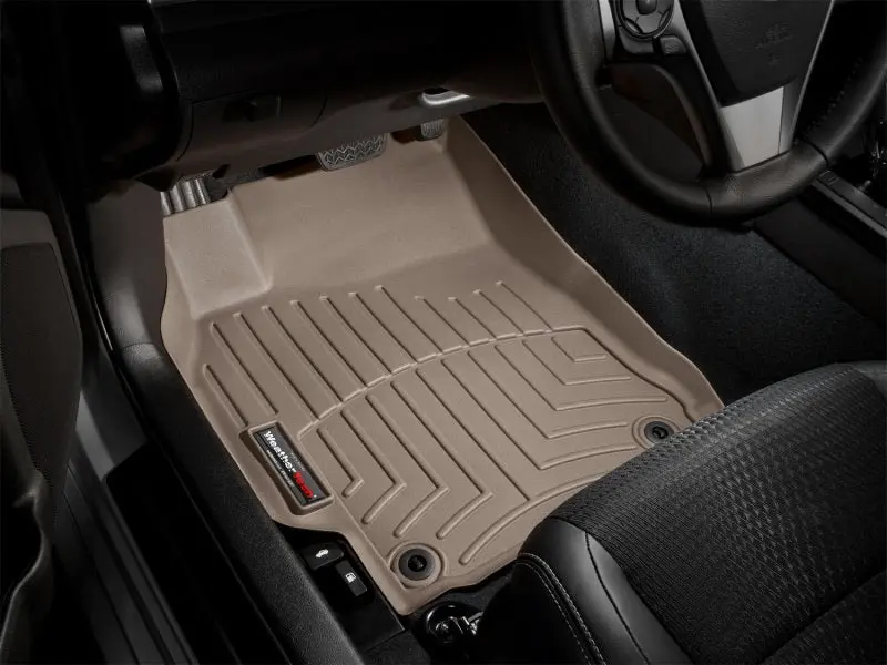 Weathertech Front Floorliner – Tan, Compatible With 2006–2012 Kia Sedona 1