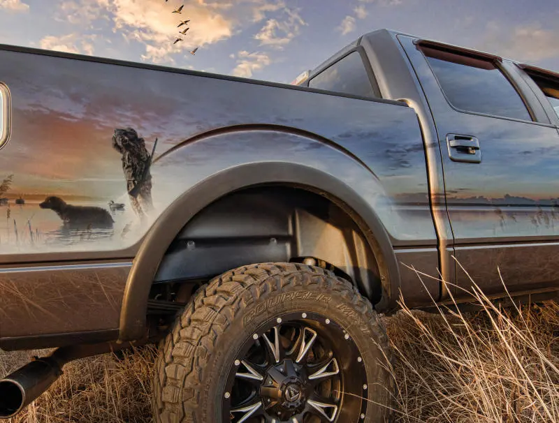 Husky Liners Rear Wheel Well Guards For 1999–2006 Chevrolet Silverado 1500 & 1999–2004 Silverado 2500 – Black 2