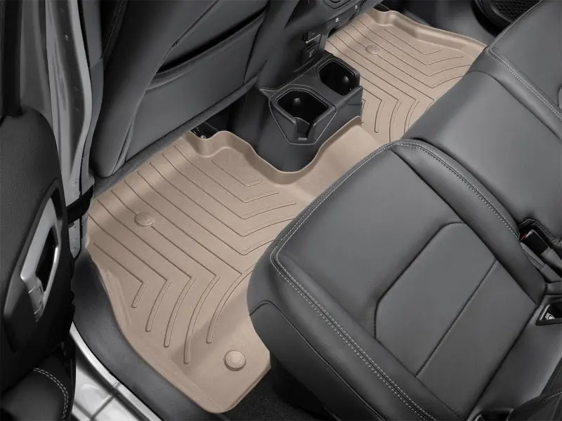 Weathertech Rear Floorliner Hp For 2013–2018 Hyundai Santa Fe – Tan 1