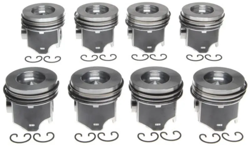 Mahle Oe Replacement Piston Set For Gm 6.6L Duramax Lmm/Lbz (2006–2009) – Right Bank Only (.040 Over) 1
