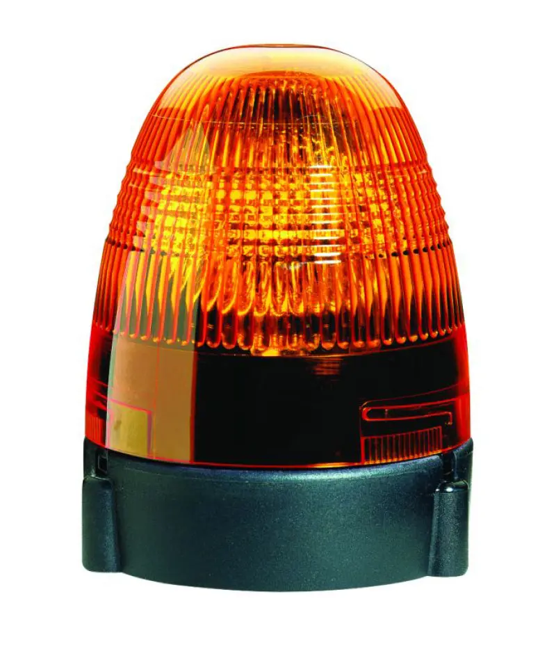 Hella H-Series Rotating Warning Lamp – 24V, Yellow, Dual Reflector (Mg24 2Rl) 1