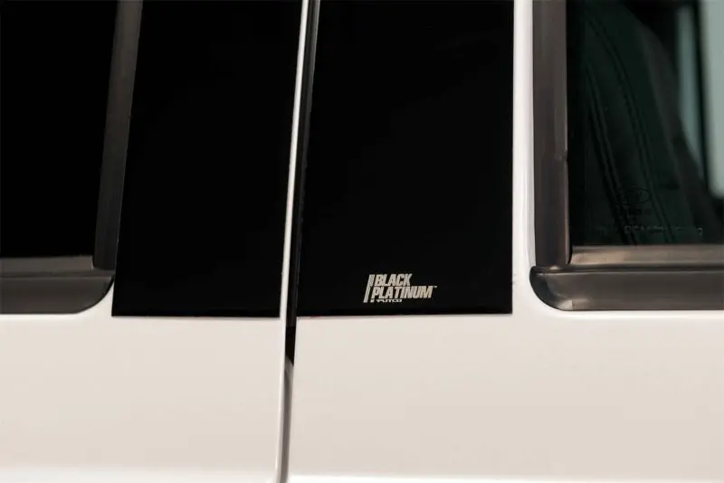 Putco Black Platinum Pillar Post Trim Set – 4-Piece For 2016–2020 Nissan Titan Xd Crew Cab 1