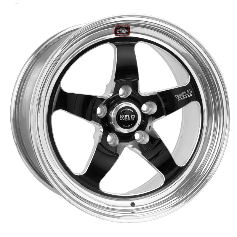 Weld S71 18X9.5 / 5X4.5 Bp / 6.6In. Bs Black Wheel (High Pad) - Non-Beadlock 1