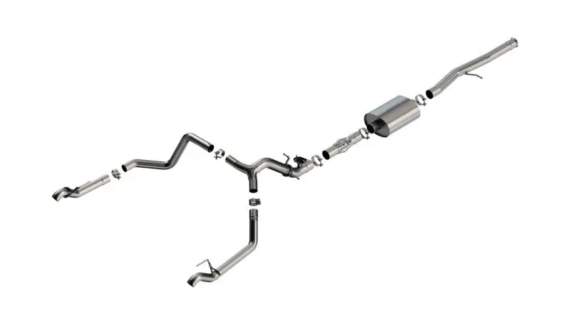 Borla Atak Cat-Back Exhaust System For 2024 Chevrolet Silverado 1500 6.2L V8 – Includes Factory-Style Fascia Tips 1