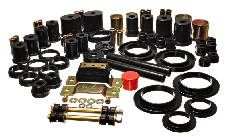 Energy Suspension Hyper-Flex Black Bushing Kit For 1994–1995 Ford Mustang V8 (Master Set) 1