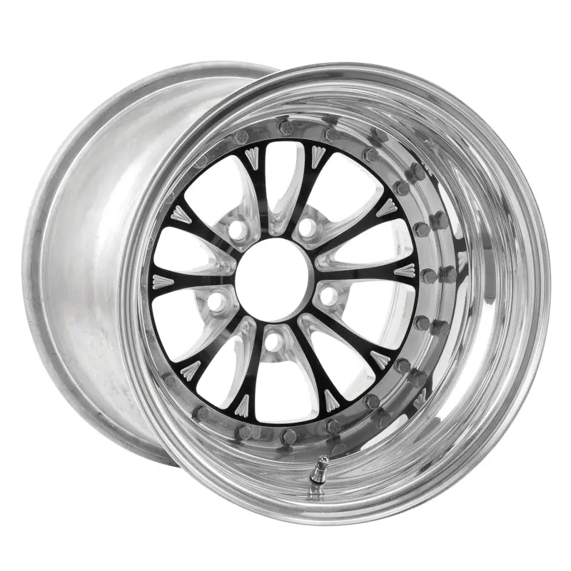 Weld Vitesse 15X10-Inch Black Alloy Wheel – 5X4.5 Bolt Pattern, 5.5-Inch Backspace, Non-Beadlock 1