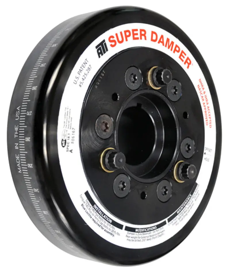 Ati Super Damper For 1999–2003 Ford 7.3L Power Stroke Diesel – 7.10-Inch Diameter, Extended Balance, 5-Ring Design 1