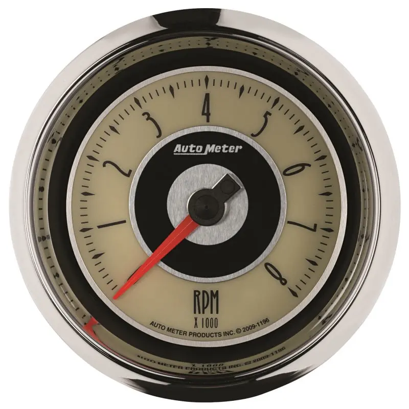 Autometer Cruiser 3-3/8-Inch In-Dash Tachometer With 8,000 Rpm Range 1