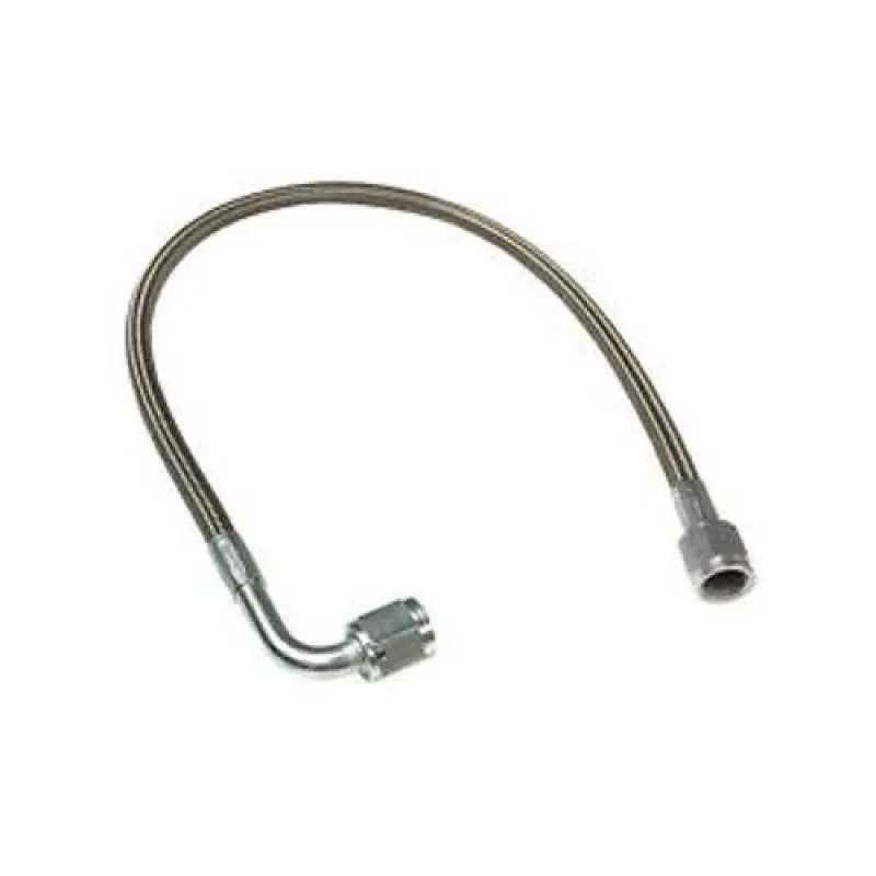 Fragola -4An Ptfe Brake Hose Assembly: Straight-To-90° Elbow, 10-Inch Length 1