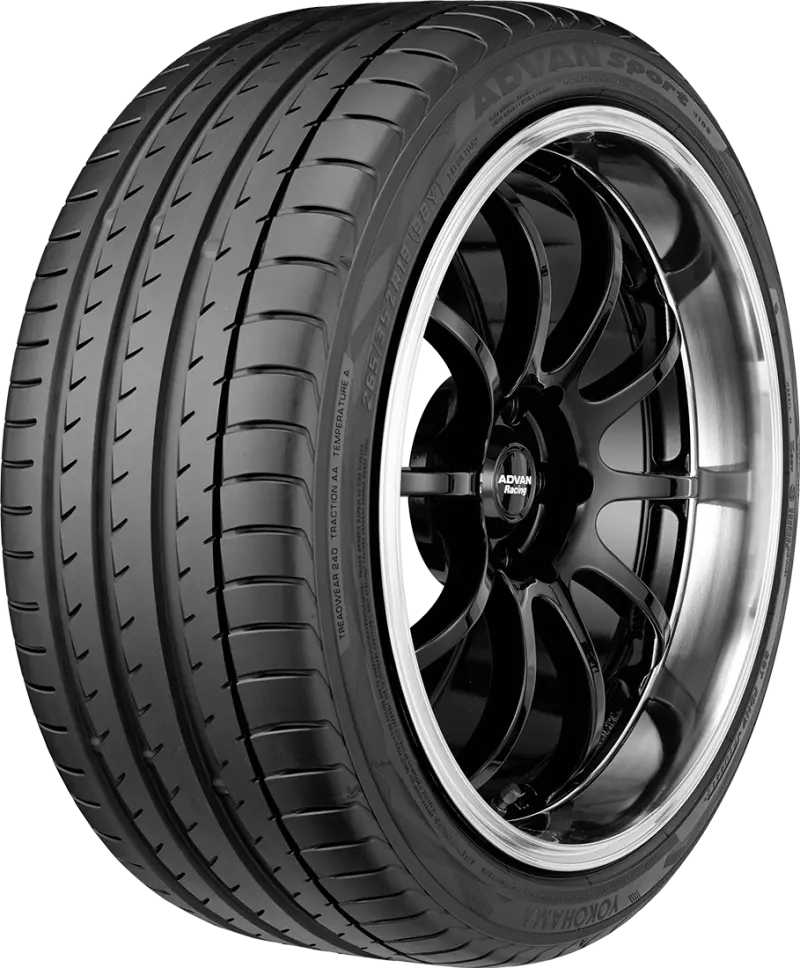 Yokohama Advan Sport V105W High-Performance Tire – 265/40Zr19 98Y 1