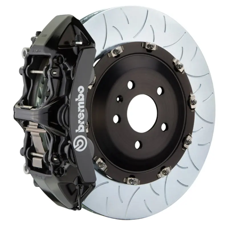Brembo 07-15 Q7 (4L) Front Gt Bbk 6 Piston Cast 405X34 2Pc Rotor Slotted Type-3-Black 1