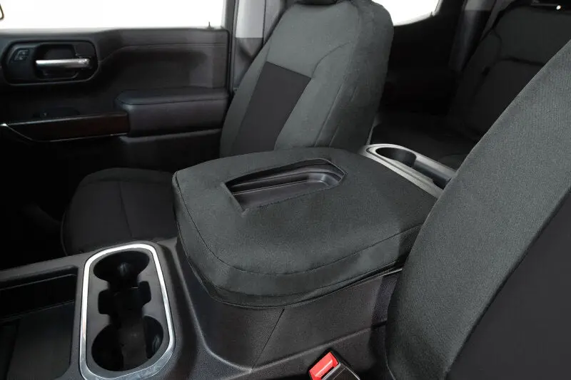 Covercraft Endura Precisionfit Front Seat Covers For 2021–2024 Ford Expedition – Black/Charcoal 2