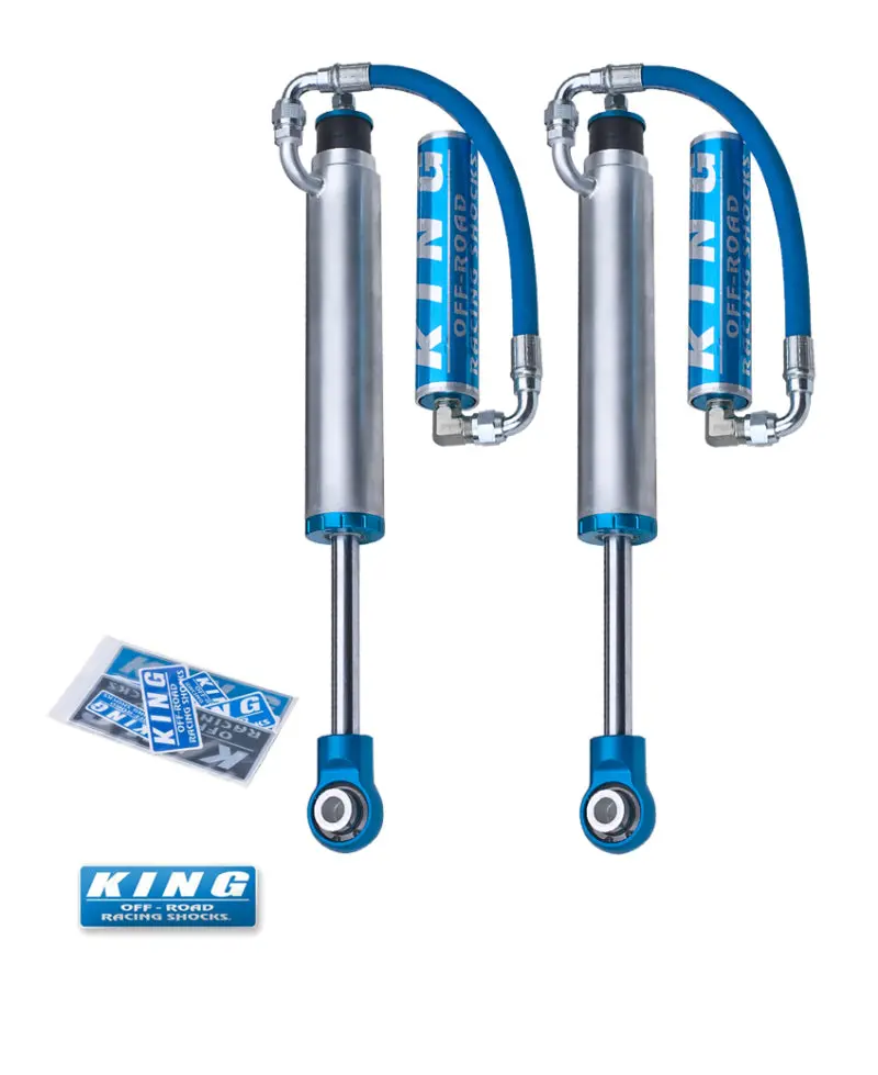 King 2.5-Inch Remote Reservoir Rear Shocks For 2008+ Toyota Land Cruiser 200 Series (Pair) 1