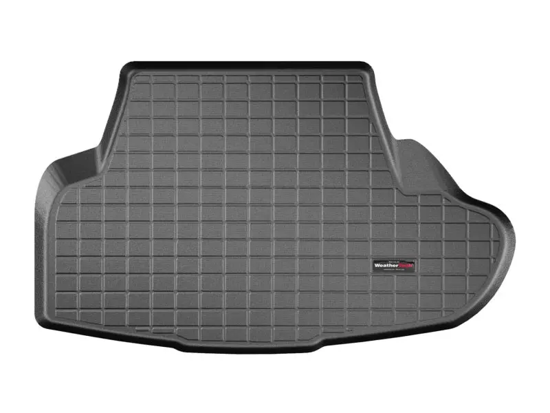 Weathertech Custom Cargo Liner For 2016+ Infiniti Q50 – Black (Excludes Hybrid Models & Spare Tire Area) 1