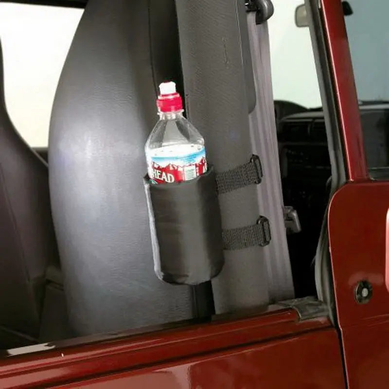 Rampage Universal Roll Bar Cup Holders – Fits Most Aftermarket Roll Bars, Black Powder-Coated Finish 1