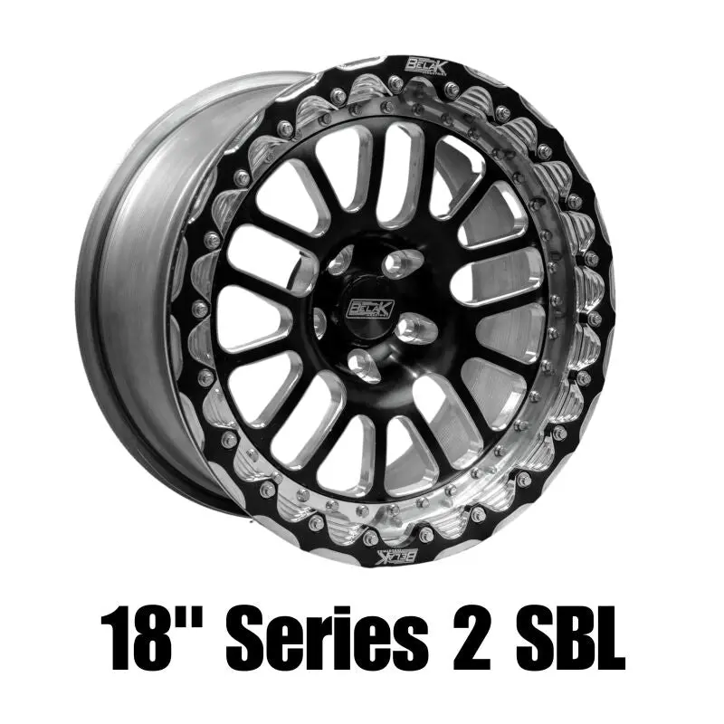 Belak Series 2 Single Beadlock Wheel – 18X10 Inch, 6.75-Inch Backspace, 5X120 Bolt Pattern, High-Pad Design 1