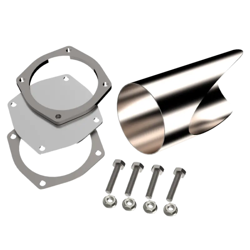 Qtp Qtec 5-Inch Weld-On Diy Exhaust Cutout Pipe – Custom Fabrication Ready 1