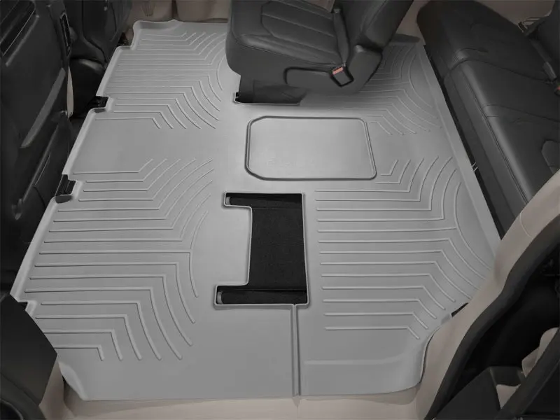 Weathertech Rear Floor Liners For 2022–2023 Toyota Corolla Cross Awd – Gray Heavy-Duty Fit 1