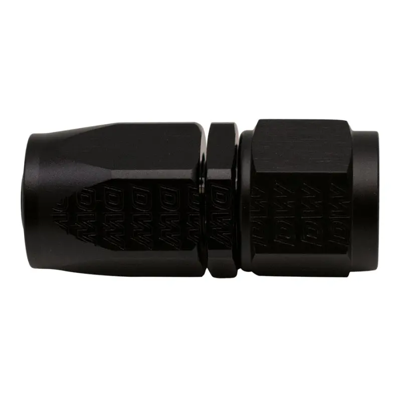Deatschwerks 8An Female Swivel Straight Hose End – Anodized Matte Black (Cpe Style) 2