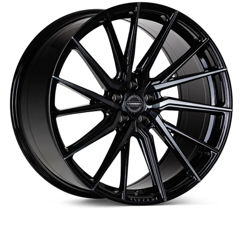 Vossen Hf-4T 20X10.5 / 5X120 / Et42 / Deep Face / 72.56 - Tinted Gloss Black - Left Wheel 1