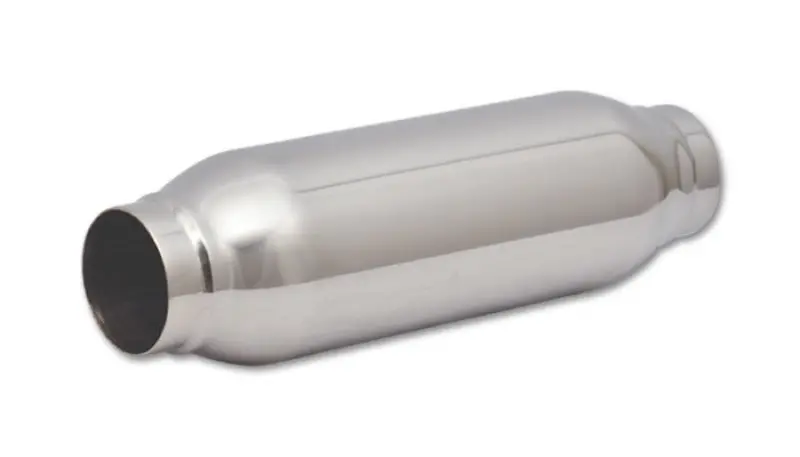 Vibrant Performance Stainless Steel Resonator – 2" Inlet/Outlet, 12" Length, 3.5" Od Body 1