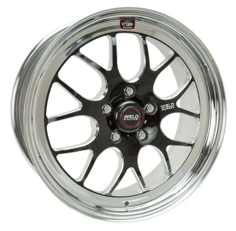 Weld S77 Forged Aluminum Wheel – 18X9.5", 5X4.75 Bolt Pattern, 4.2" Backspace, Matte Black (Medium Pad) 1