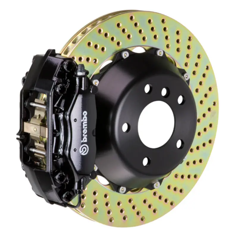 Brembo Gt Rear Big Brake Kit For Bmw E39 M5 & 5-Series (1997–2003) – 4-Piston Calipers, Drilled 345X28Mm Two-Piece Rotors 1